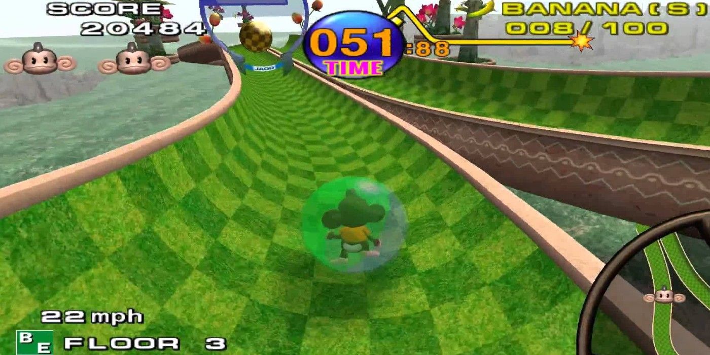 Super Monkey Ball GameCube near the start of the game