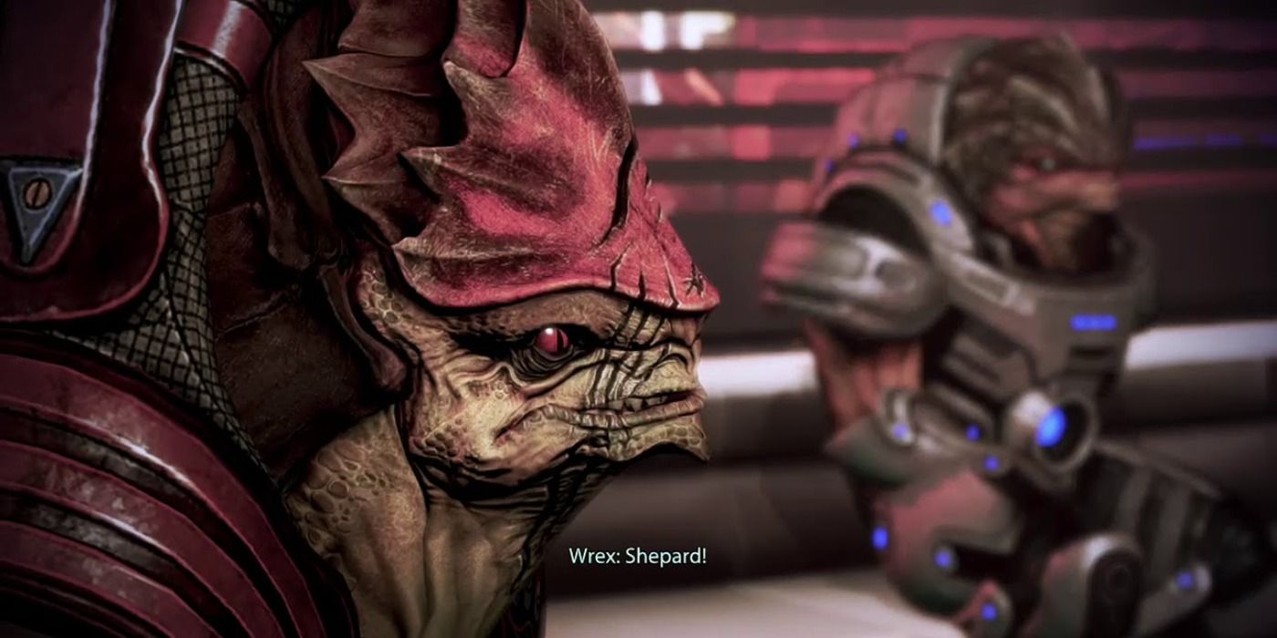 Wrex vs. Grunt rivalry in Mass Effect