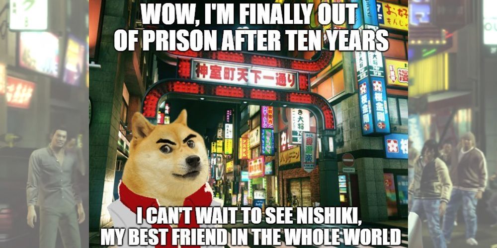 Yakuza Kiryu Doge Meme