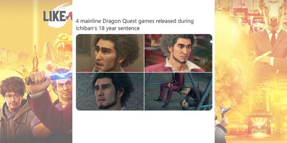 Yakuza Like a Dragon meme the dragon quest games that Kasuga missed out on