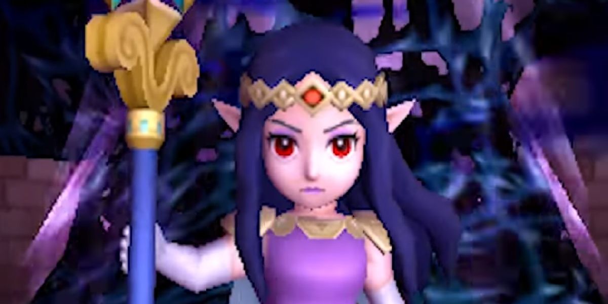 Princess Hilda of Lowrule from the legend of zelda: a link to the past holding a staff