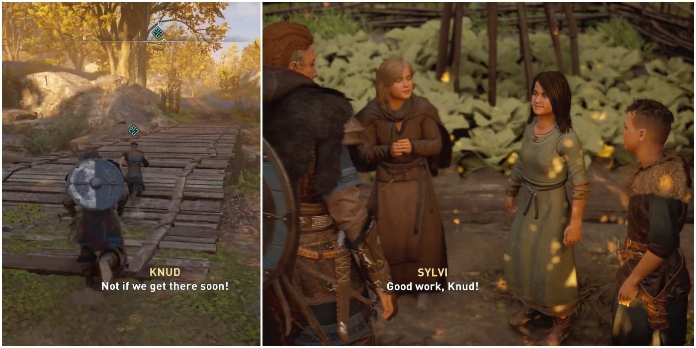 Talk to the children in A Little Problem in Assassin's Creed Valhalla