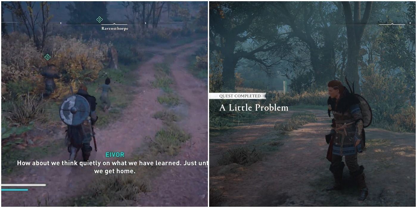 A Little Problem quest complete in Assassin's Creed Valhalla