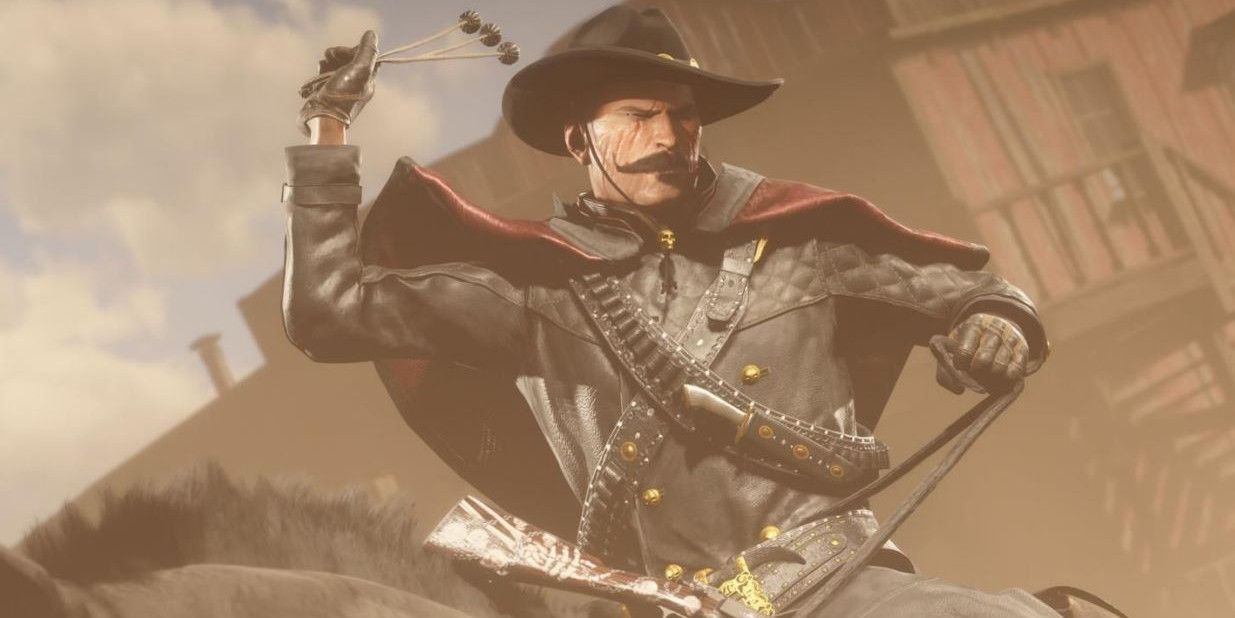 a black and white photo of a bounty hunter