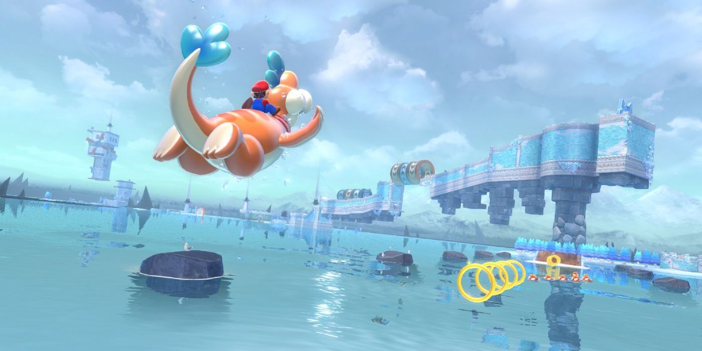 Super Mario 3D World Bowser's Fury Plessie and Mario
