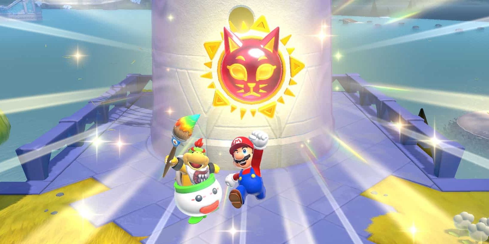 Mario Bowser Jr. Cat Shine
