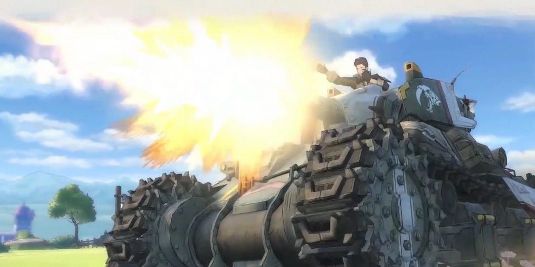 Valkyria Chronicles 4 action shot