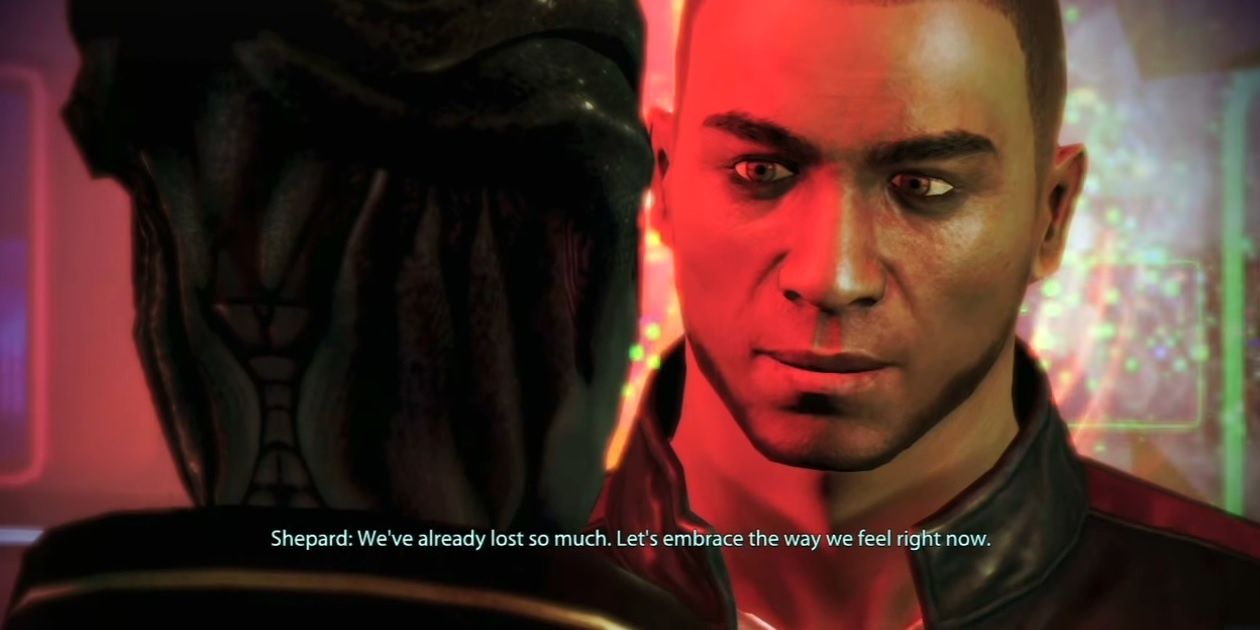 samara with shepard mass effect