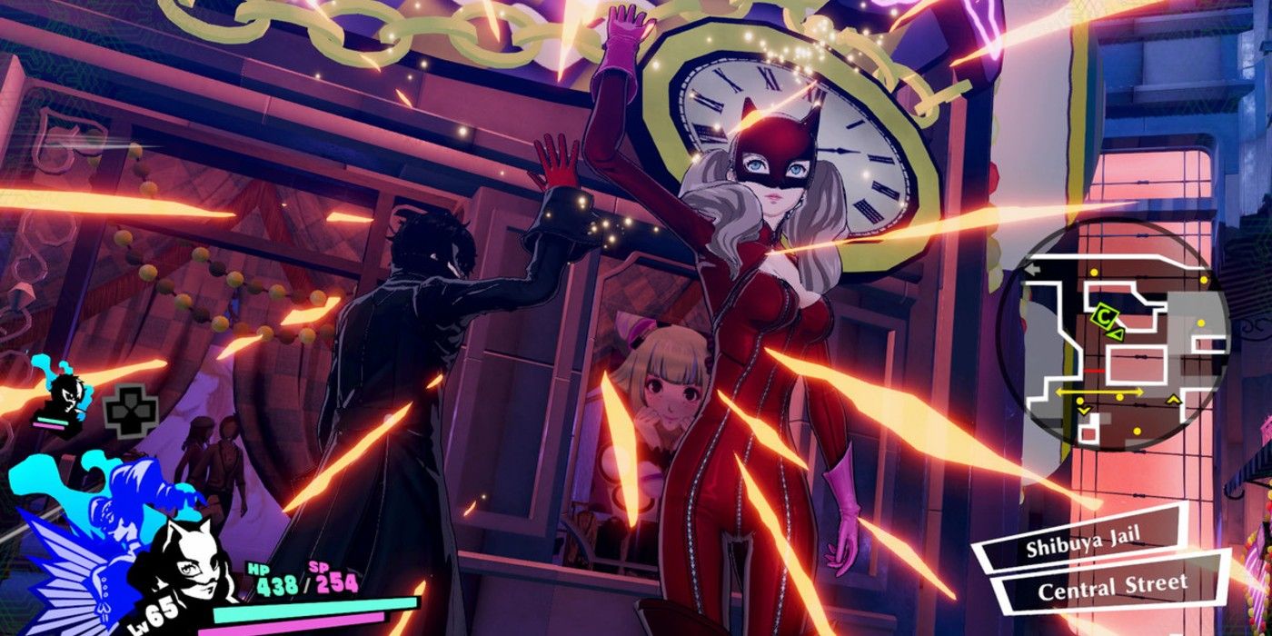 high fiving Ann