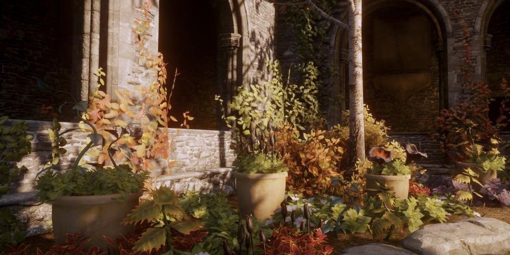 Skyhold herb garden.