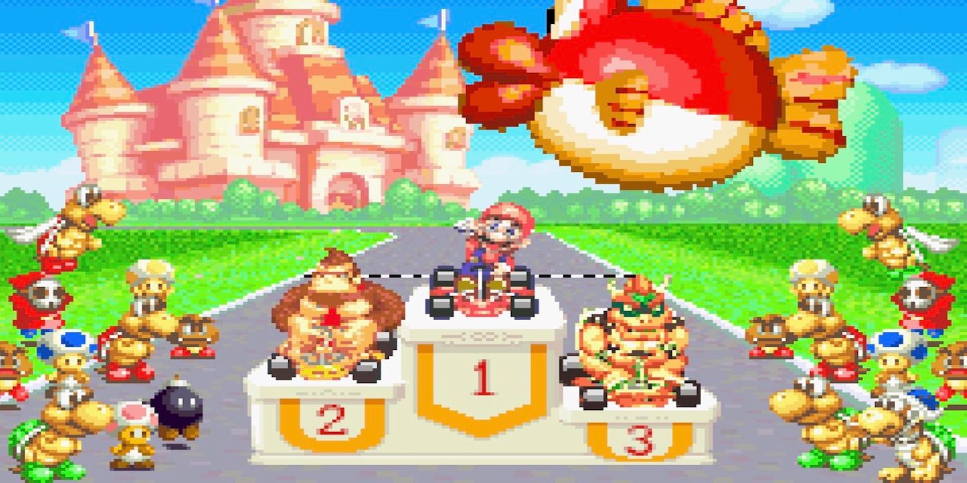 Mario Kart Super Circuit gameplay screenshot
