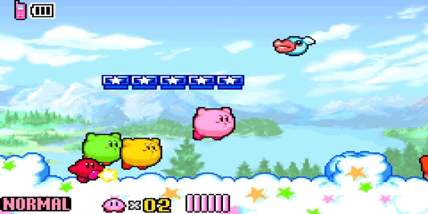 Kirby & The Amazing Mirror gameplay screenshot