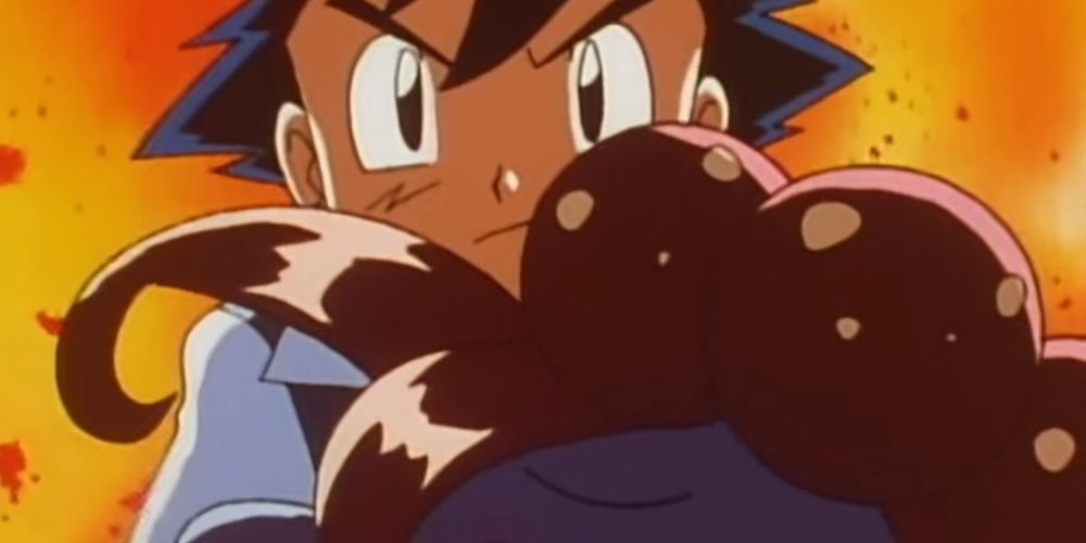 Ash Rescues Gloom From The Celadon City Gym Fire
