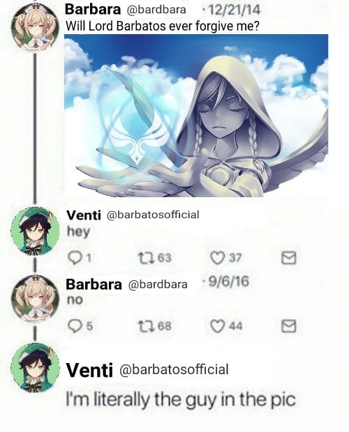 Venti and Barbara Chat