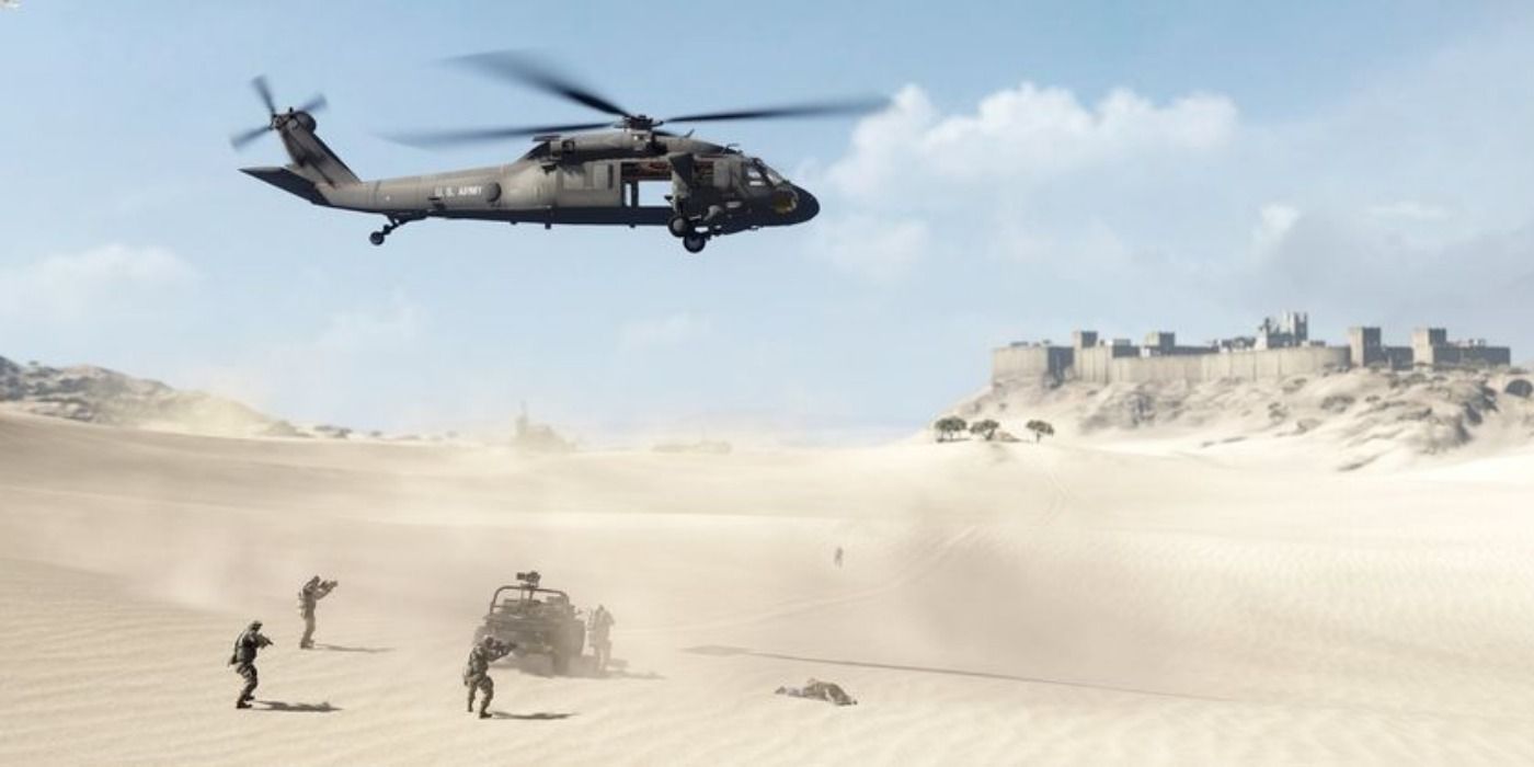 Desert in Battlefield game