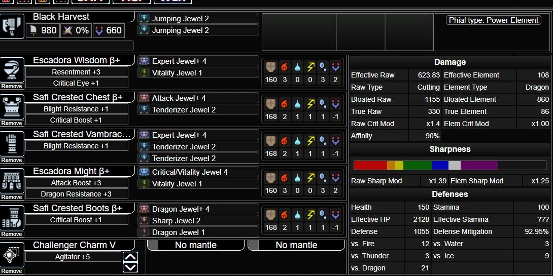 Black Harvest Build for Monster Hunter World: Iceborne