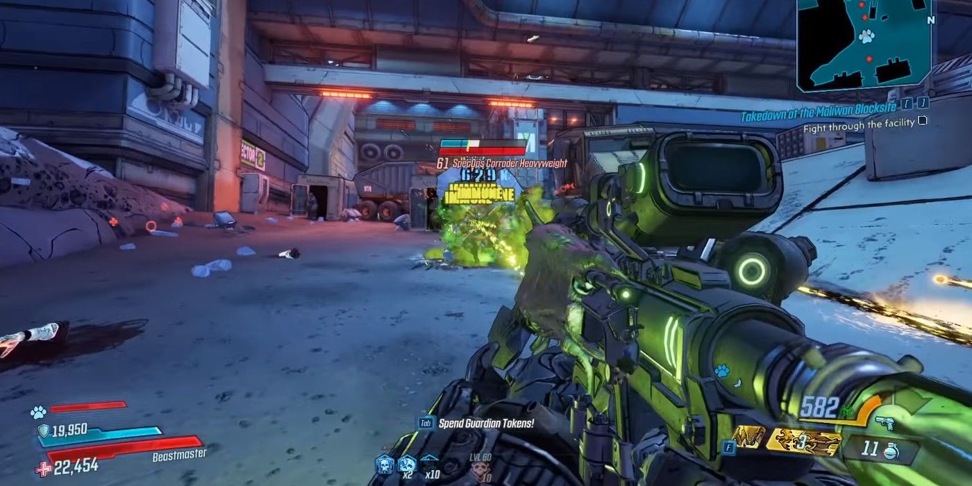 Borderlands 3 Gargoyle firing in game