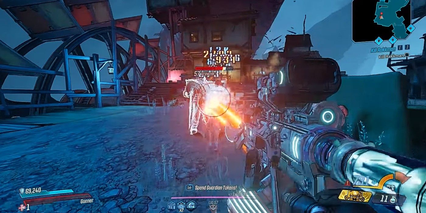 Borderlands 3 Hydrafrost firing in game