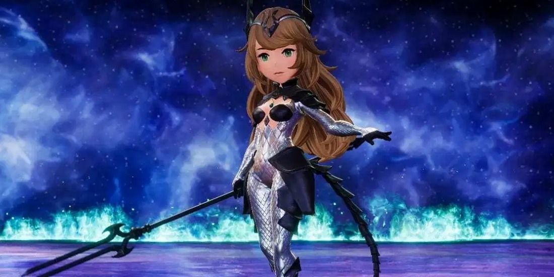 The Dragoon boss fight in Bravely Default 2