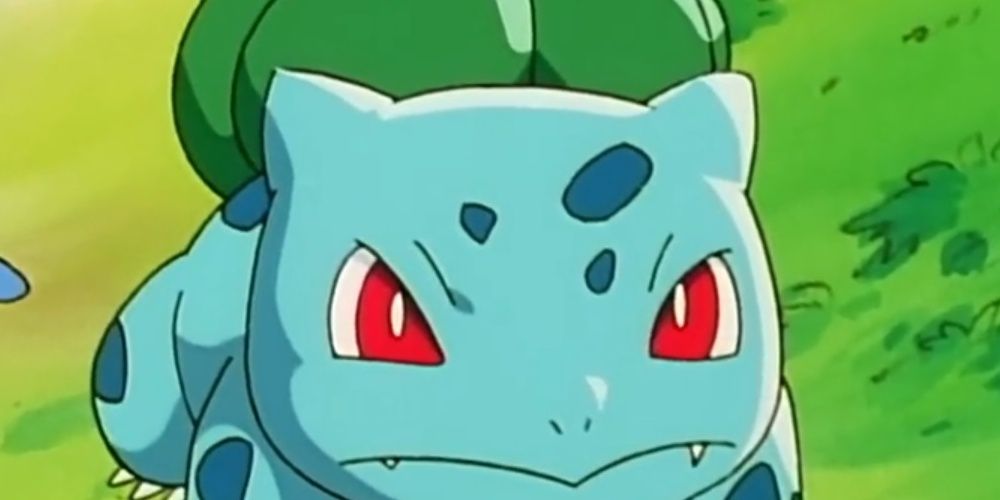 Bulbasaur Defending Oddish From Ash