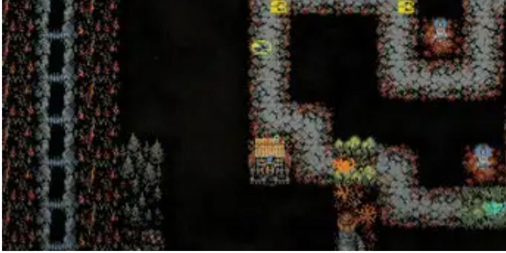 Burned Forest Tile in Loop Hero