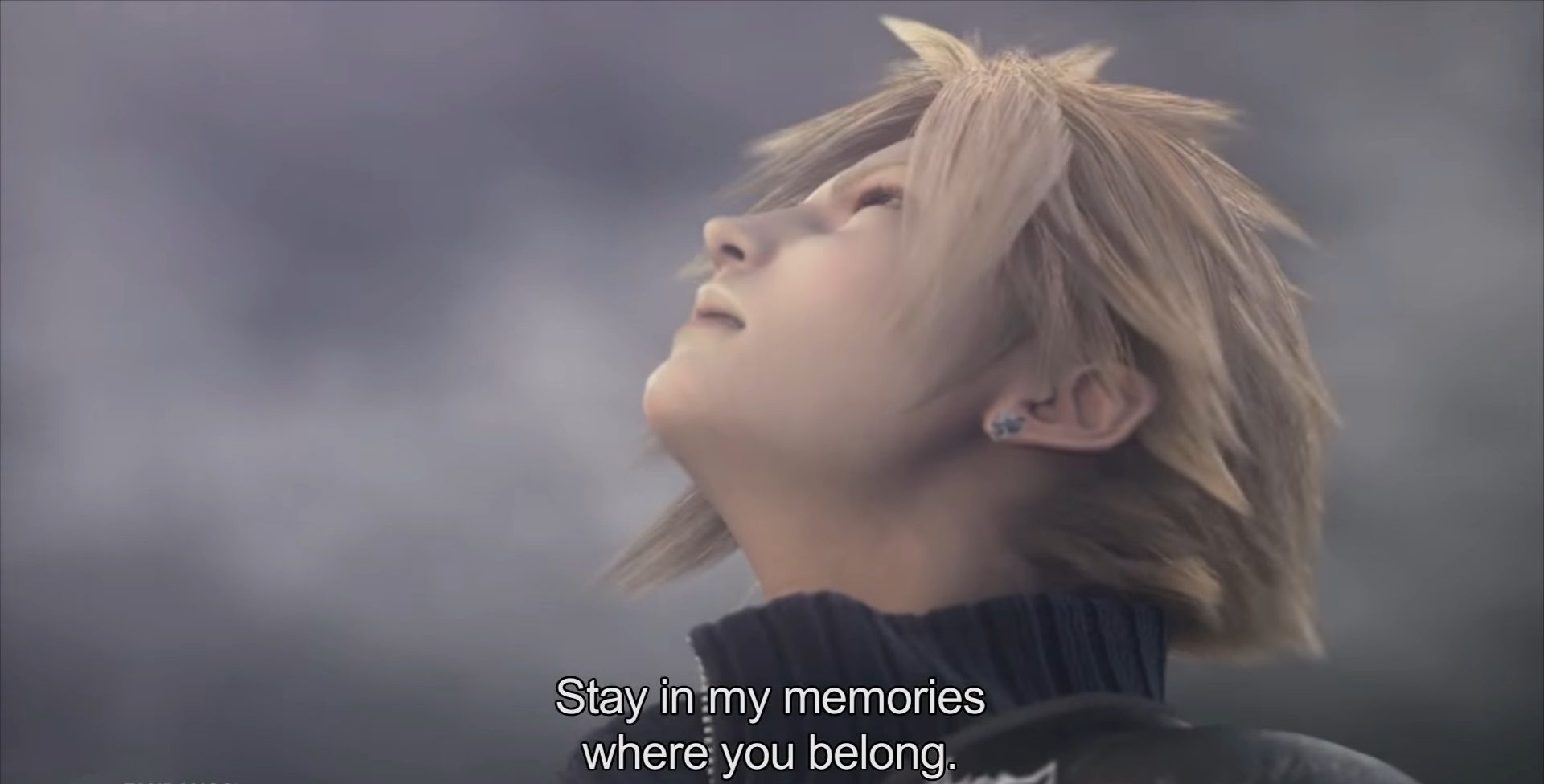 Final Fantasy VII Advent Children: Cloud tells Sephiroth to stay a memory