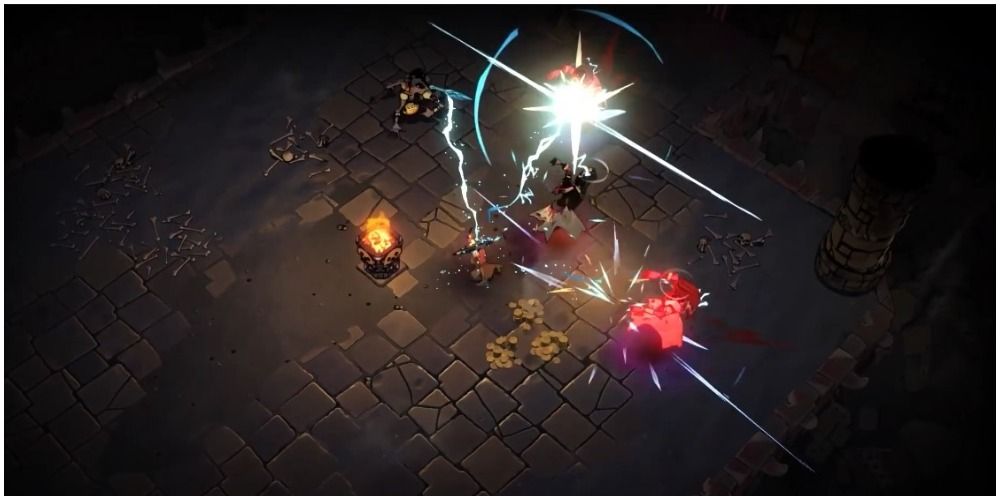 Curse Of The Dead Gods Hitting Three Targets With A Charged Thrown Weapon