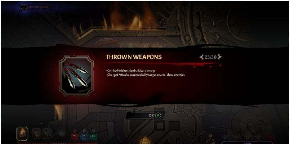 Curse Of The Dead Gods Throwing Weapons In Game Description