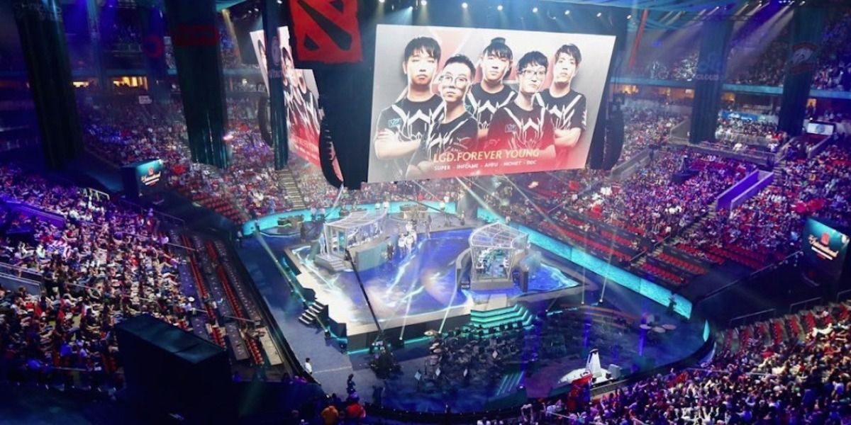 The DOTA 2 International tournament in Vancouver, Canada