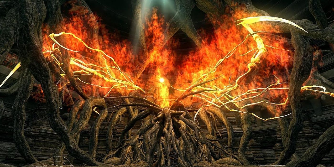 Dark Souls 1 Boss Bed of Chaos