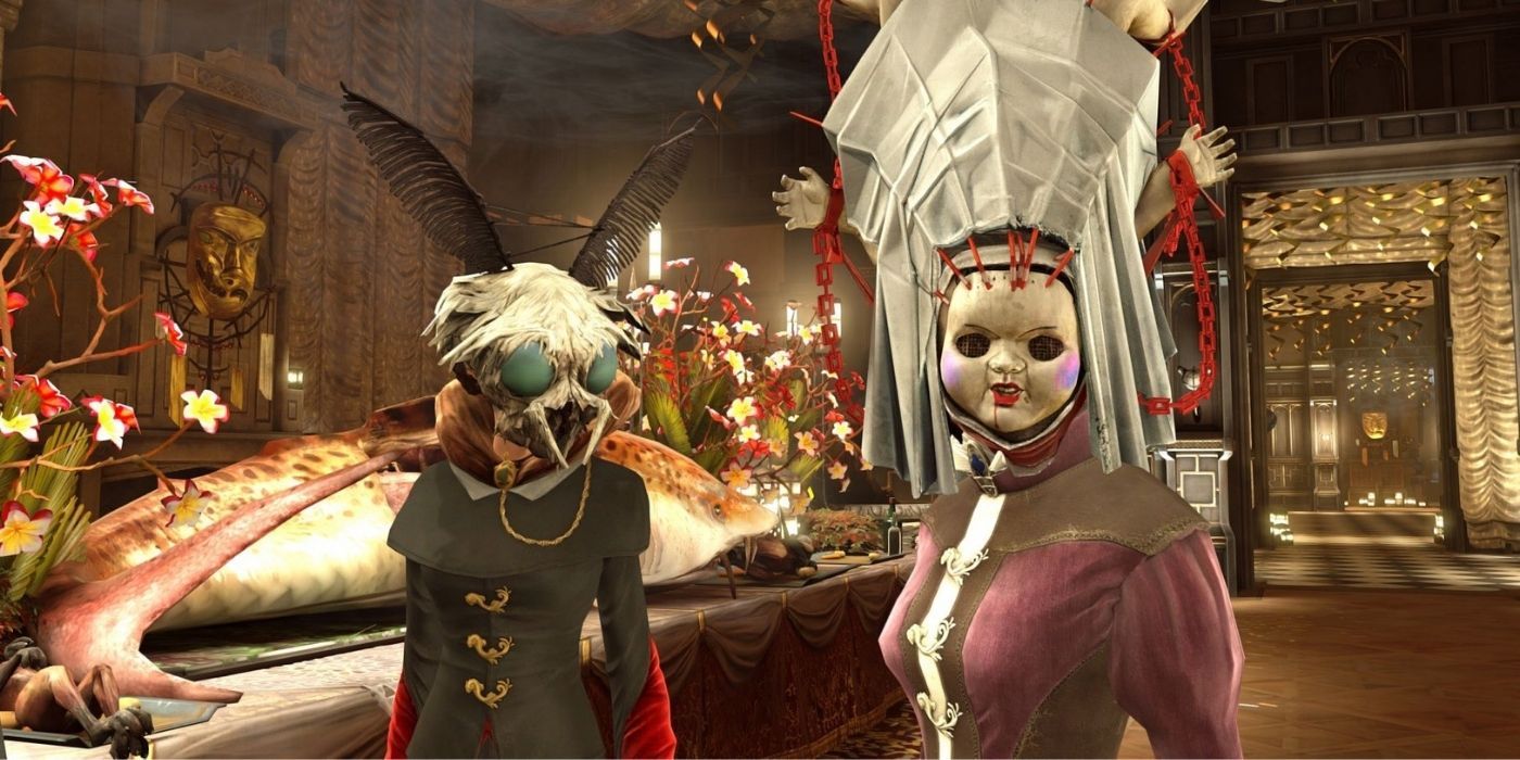 Dishonored 1 - Masked guests at Lady Boyle's mansion