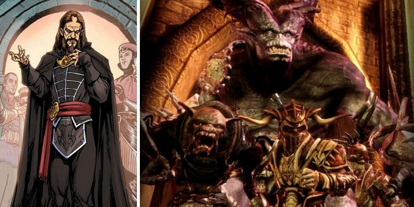 Dragon Age Darkspawn Tevinter Magisters Split Image