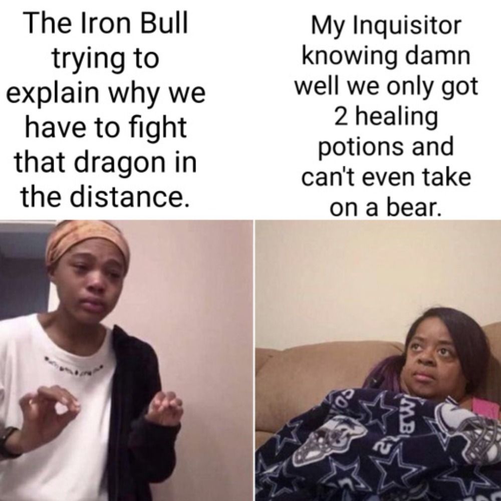 Dragon Age Iron Bull meme