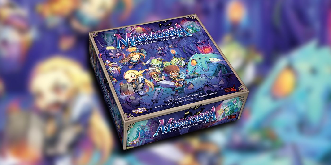 PNG Of Masmorra: Dungeons Of Arcadia Box Overlaid On Image Of The Box Art