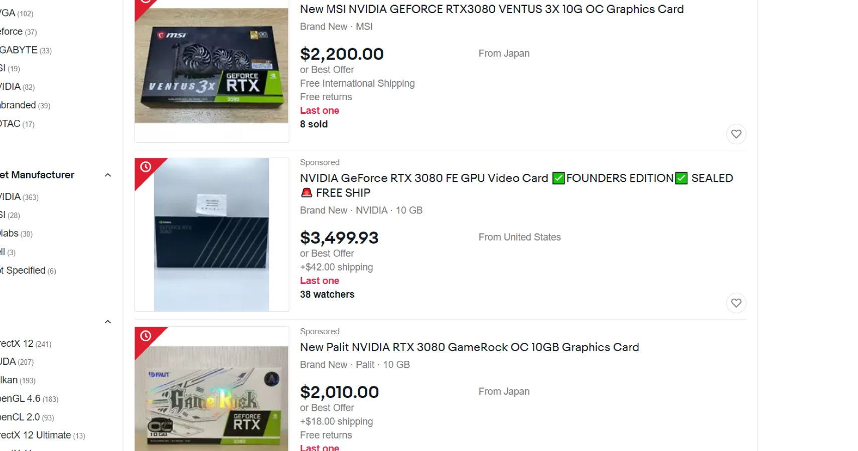 Ebay Video Cards