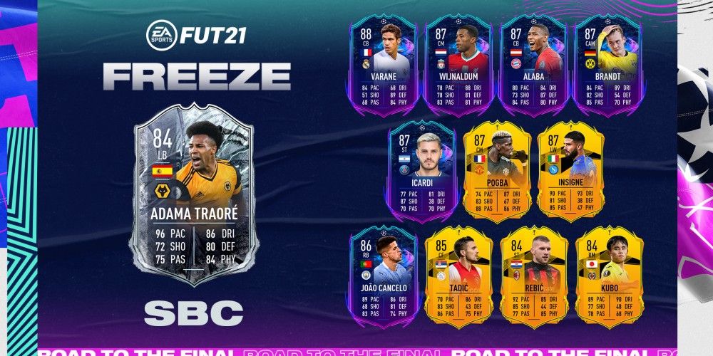 FIFA 21 Traore Freeze SBC