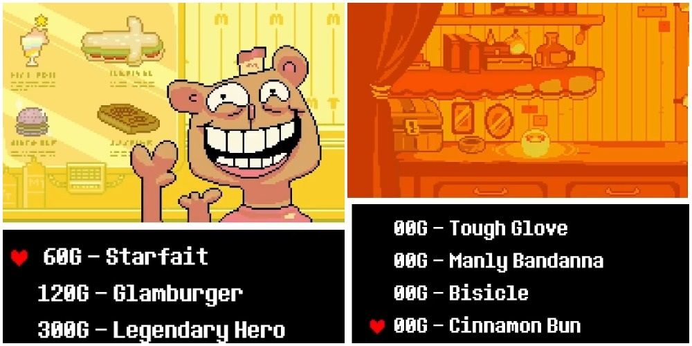 Burgerpants Menu Undertale RPG Video Game