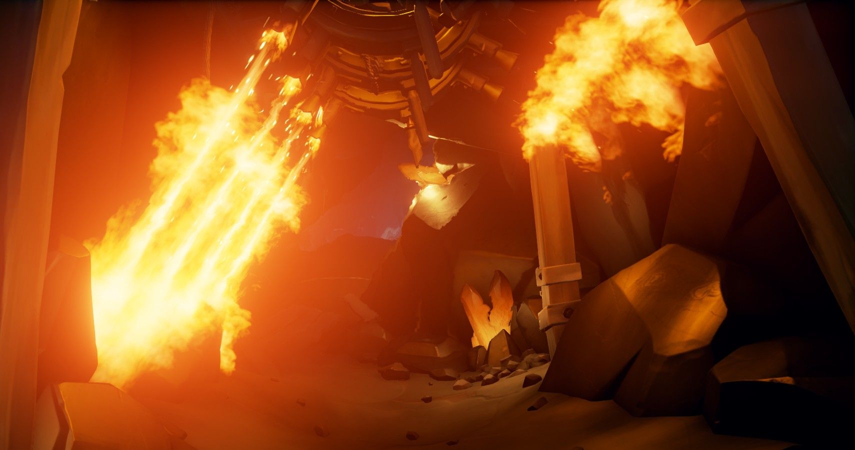 Fire Traps in Sea of Thieves