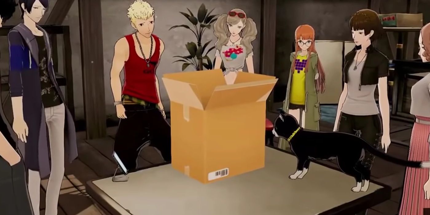Gold Bar scene in Persona 5 Strikers