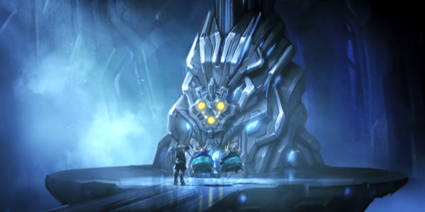 Mendicant Bias, a Forerunner A.I that was infected by and sided with the Flood, in a H2A terminal cutscene