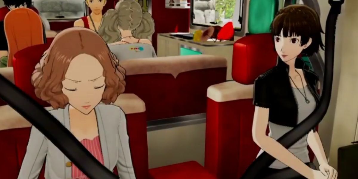 Haru's Driving scene in Persona 5 Strikers