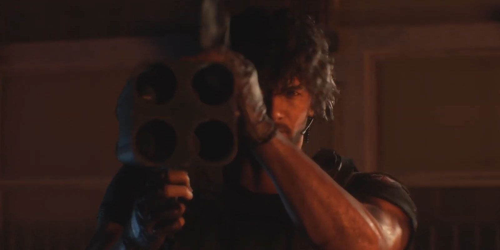 Resident Evil 3 Remake: Carlos holds a rocket launcher