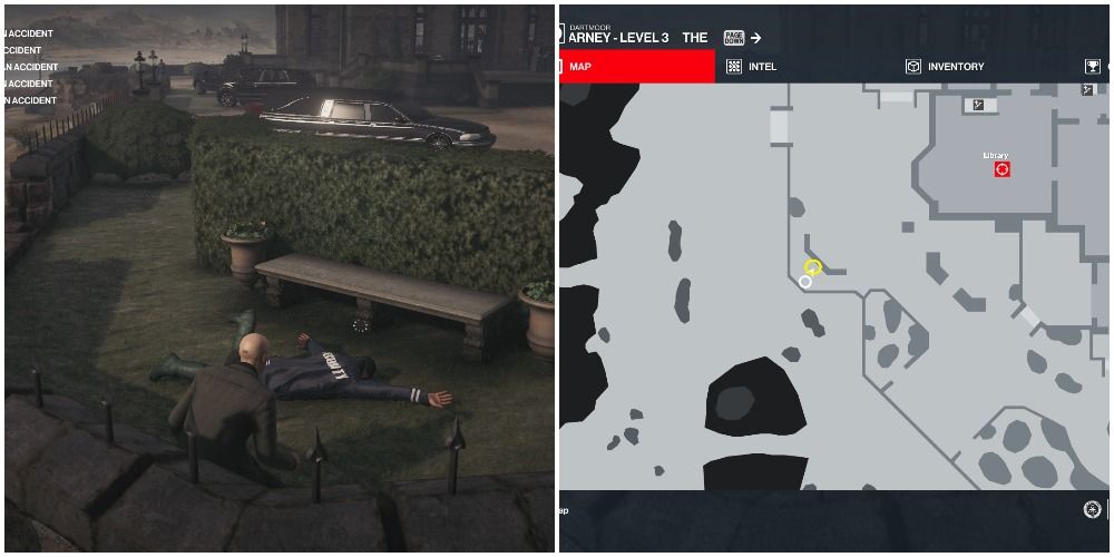 Hitman 3 Baskerville Barney Level Three Place To Hide The Bodies Of The Hearse Security