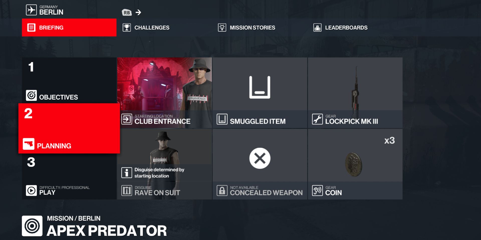 Hitman 3 Berlin Loadout