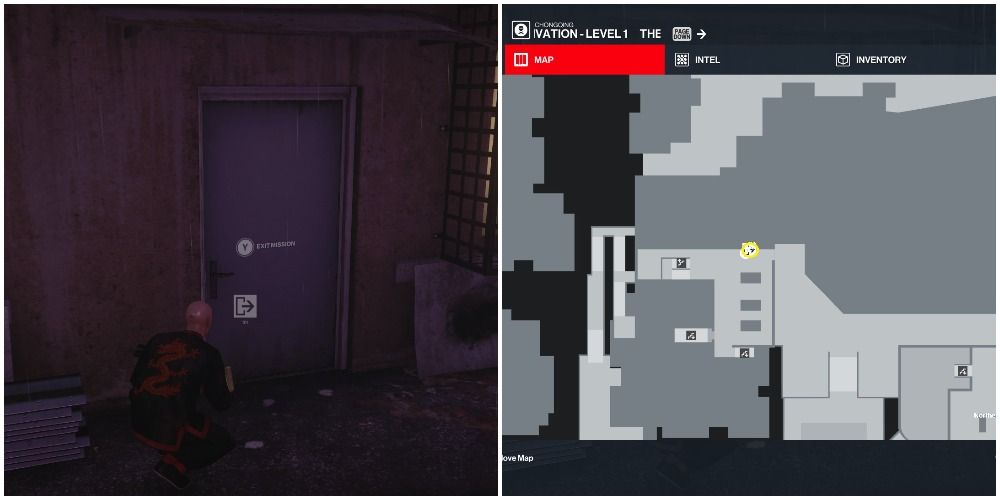 Hitman 3 Lee Hong Derivation Level One Exit On The Rooftop