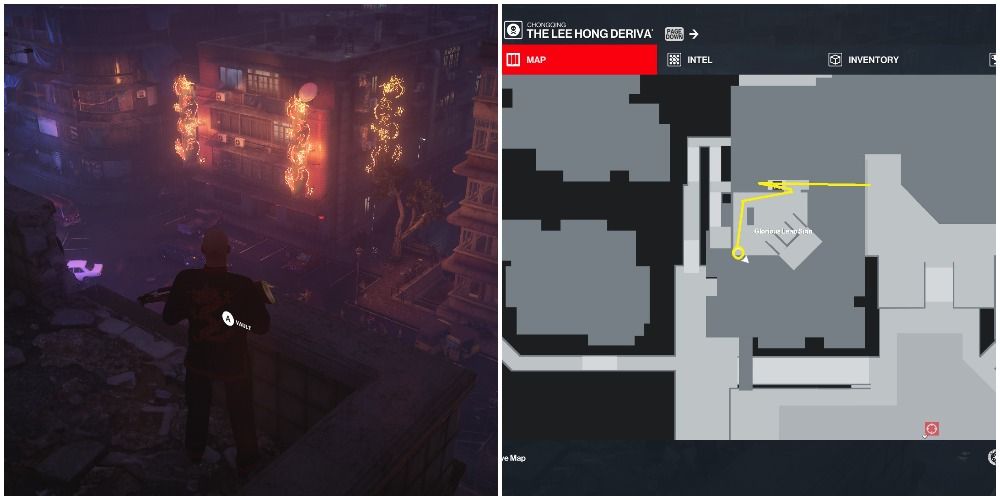 Hitman 3 Lee Hong Derivation Level One Perfect Sniper Position