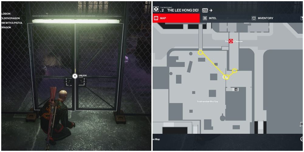 Hitman 3 Lee Hong Derivation Level Two Using The Crowbar On The Two Doors