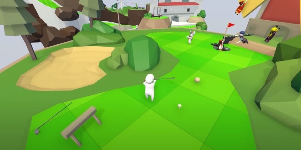 Golf level in Human Fall Flat