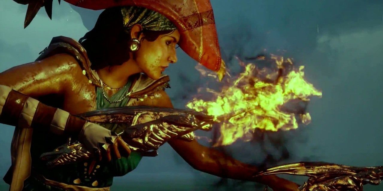 Isabela With Flames
