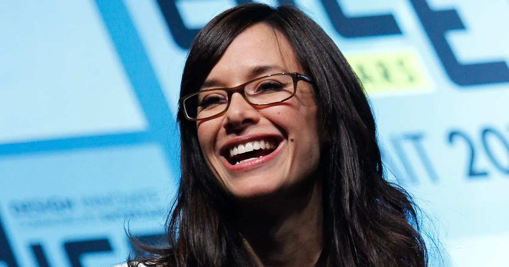 jade raymond looking happy